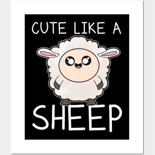 Cute Sheep Posters and Art